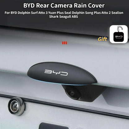BYD Rear Camera Rain Cover – ABS Protective Shield for Dolphin, Atto 3, Yuan Plus, Seal, Song Plus & Seagull Rear View Camera Accessory