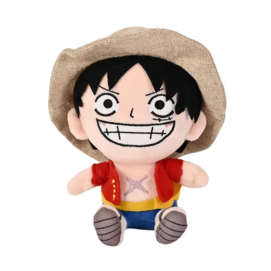 Japanese Anime One Piece Plush Toys — 25cm Luffy, Chopper, Ace & Roronoa Zoro Stuffed Dolls, Cute Cartoon Figure Kids Christmas Gift