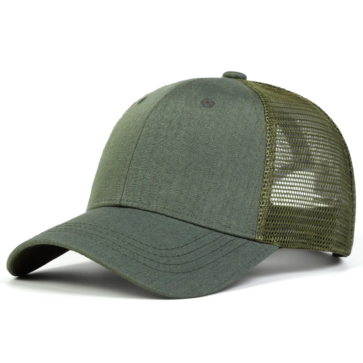 Men’s Mesh Baseball Cap - Breathable Outdoor Sports Sunshade Hat with Adjustable Duckbill Design