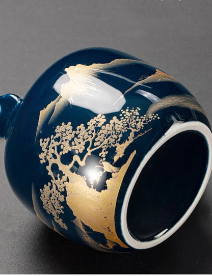 180ml Japanese-Style Ceramic Tea Mug – Large Single Teacup for Home Tea Set or Master Use