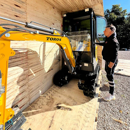 1 Ton Mini Excavator — Kubota Engine, EURO 5 Agricultural Digger, Customizable Compact Excavator for Sale