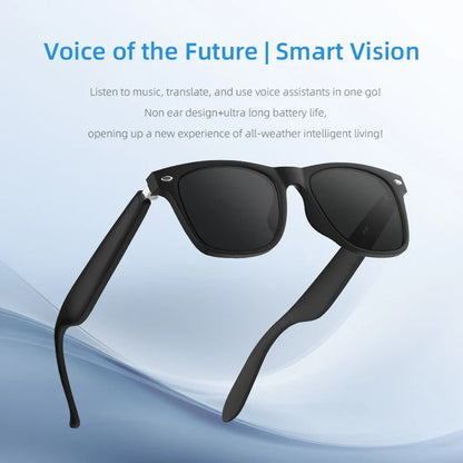 2025 AI Translation Smart Glasses – Bluetooth Call Headphones with UV Protective Lenses for Outdoor Sports