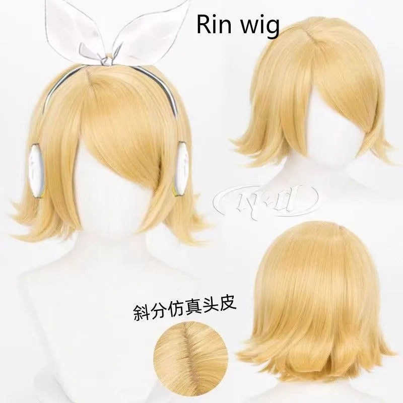 Anime Rin & Len Cosplay Costume — Kagamine JK Uniform for Halloween, Comic Con & Cosplay Outfits