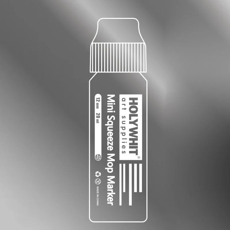 Mini Graffiti Paint Marker Pen - 12mm Waterproof Fluorescent Ink Signature Pen with Round Tip for Art, DIY & Creative Projects
