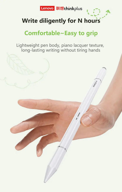 Lenovo Universal Stylus with 3 Pen Tips – Compatible with Android, iOS, iPad, Apple Pencil, Huawei, Xiaomi & Samsung Tablets