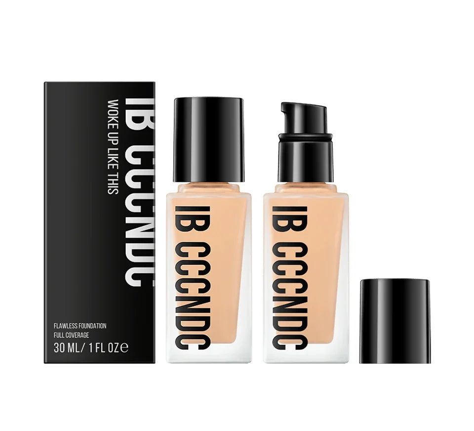 Flawless All-Day Waterproof Concealer & Foundation – 6-Color Full Coverage Moisturizing Makeup for Women