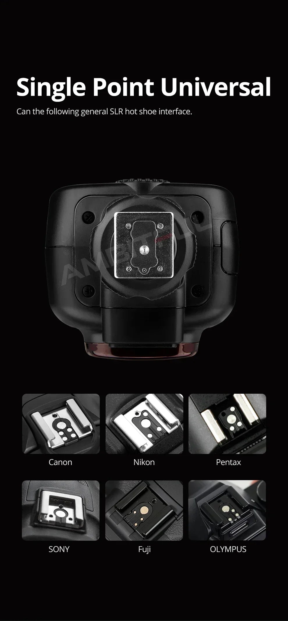 Godox TT600 2.4G Wireless Camera Flash – GN60 Speedlite Master/Slave for Canon, Nikon, Sony, Pentax, Olympus, Fuji, Lumix