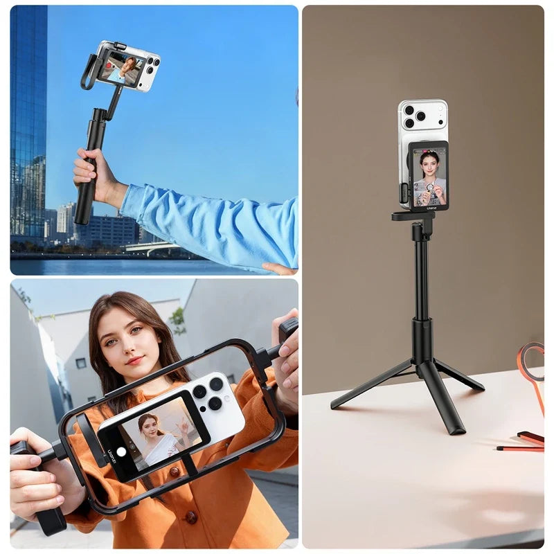 Ulanzi VM1 Vlog Selfie Monitor - Magnetic Ring Screen for iPhone 17/16/15 Livestreaming & Video Content Creation