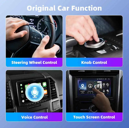 Wireless CarPlay and Android Auto 2-in-1 Box Adapter - Supports Spotify, Netflix for Mazda, Toyota, Mercedes, Peugeot, Volvo