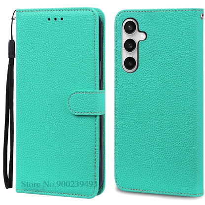 Samsung Galaxy A17 5G Case - Leather Flip Wallet Cover for A175F/A176B 4G & 5G