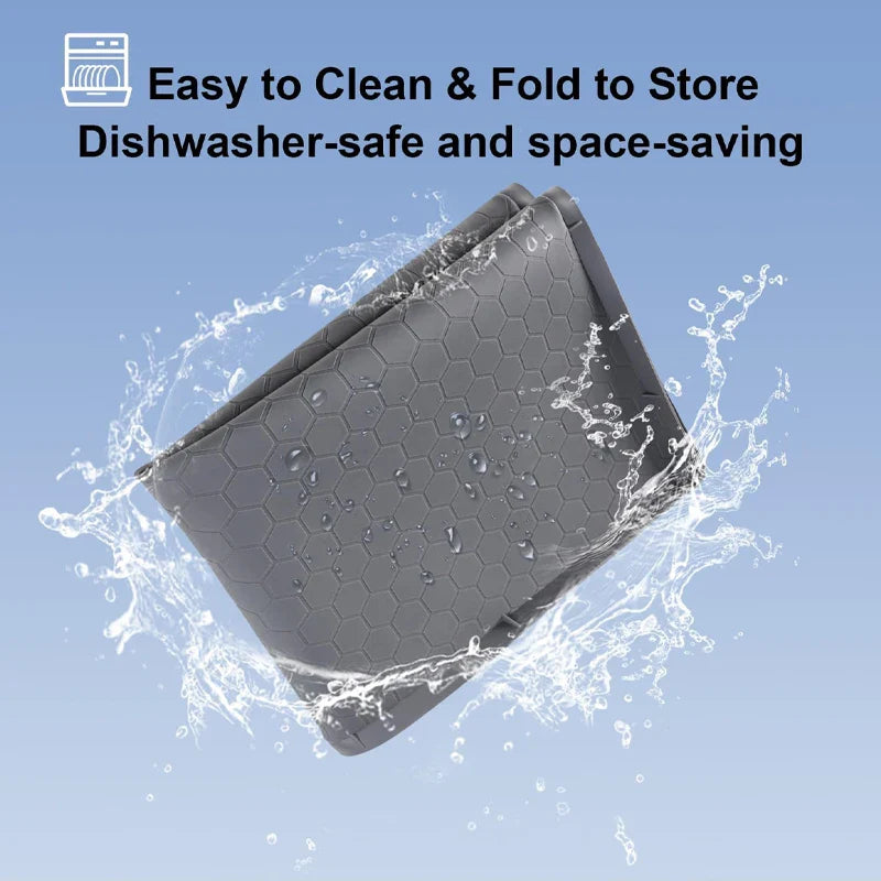 Waterproof Under Sink Mat | Flexible Silicone Cabinet Liner & Protector for Kitchen & Bathroom