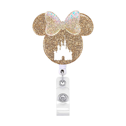 2023 Acrylic Retractable Nurse Badge Reel – Cute Anime Christmas ID Card & Key Holder Lanyard