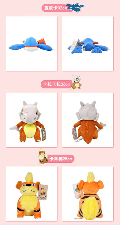 Original Pokemon Plush Toys – Gengar, Pikachu, Charizard & Piplup Soft Kawaii Dolls for Kids Gift