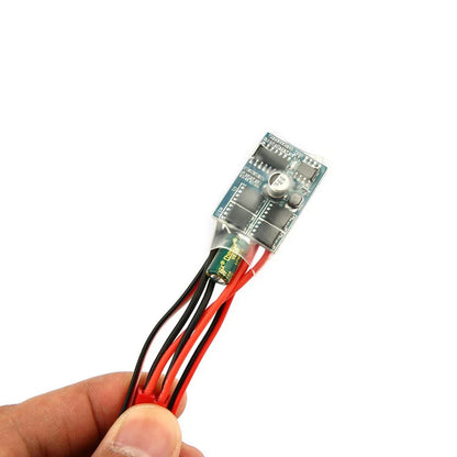 Micro ESC 20A 30A Brushed Electric Speed Controller – RC ESC for 2S 4-8V, DIY Mini 1/16 1/18 1/24 RC Car, Boat, Tank w/Brake