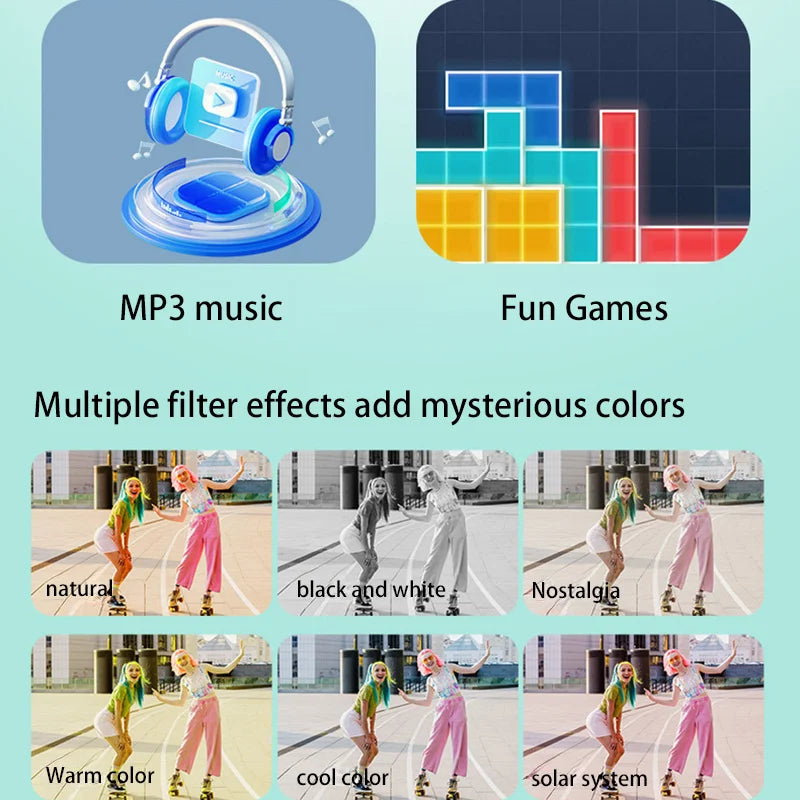 Xiaomi 64MP Digital Camera – HD Dual Lens with Zoom, Auto Focus, Smart Fill Light, Perfect for All Ages