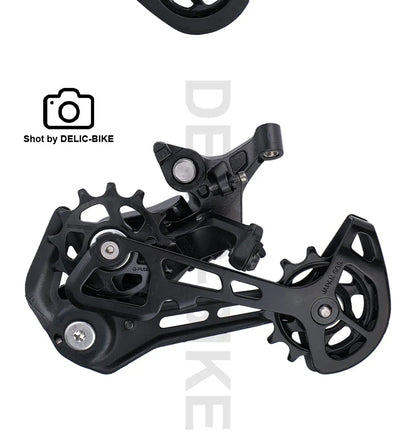 SHIMANO DEORE M6100 12-Speed Groupset – Right Shifter, Rear Derailleur, Chain & SUGEK 11-50T/52T Cassette Sprocket