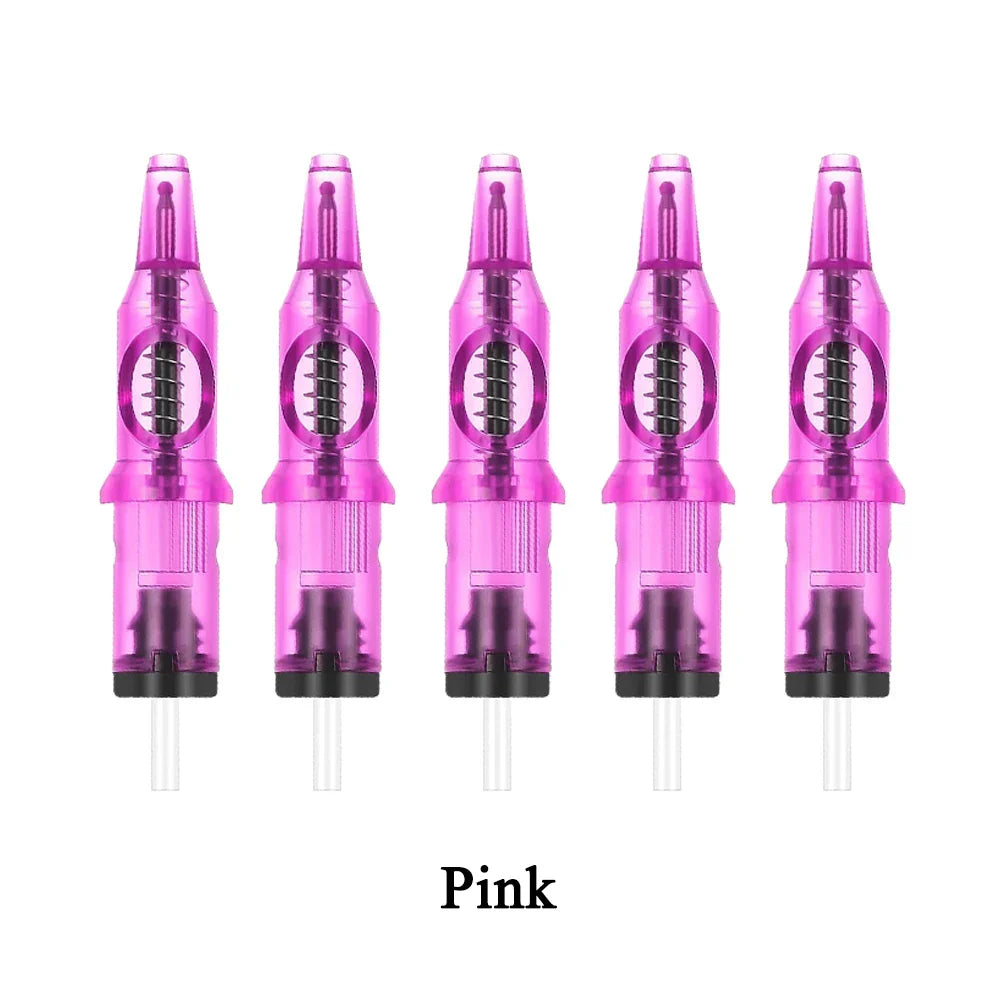 10/5PCS Ballpoint Cartridge Tattoo Needles — Practice Needles for Beginners & Designer Drawing with Tattoo Pen Machine