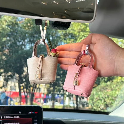 Mini Bag Pendant Keychain – Creative Portable Zero Wallet, Bracelet, and Bluetooth Earphone Multifunctional Hanging Accessory