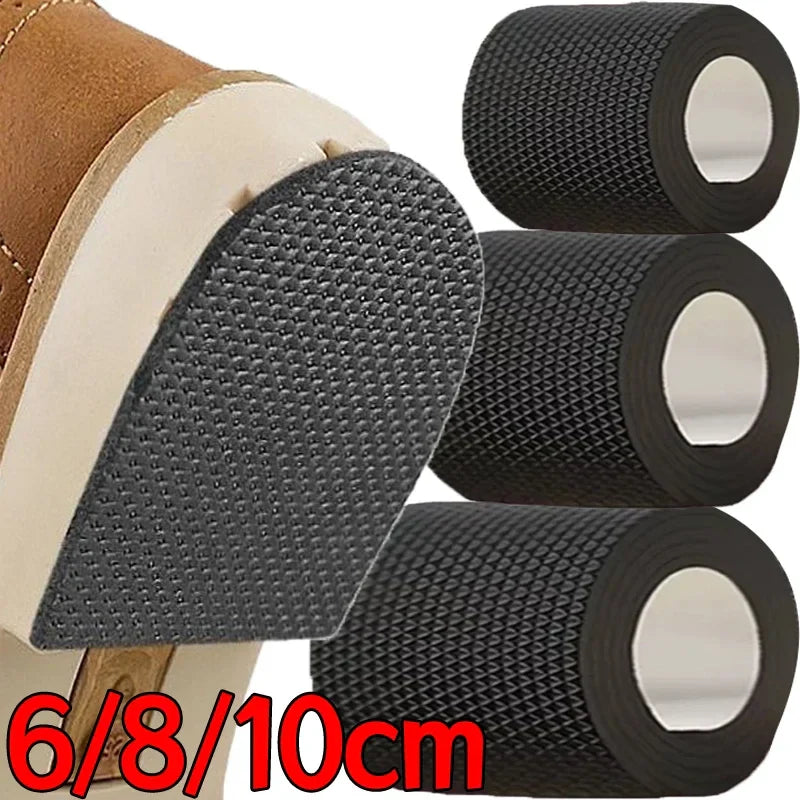 Mute Cushion Anti-Slip Shoe Sole Stickers – Strong Self-Adhesive, Cuttable Grid Pattern, Anti-Wear Silent Patch Tape