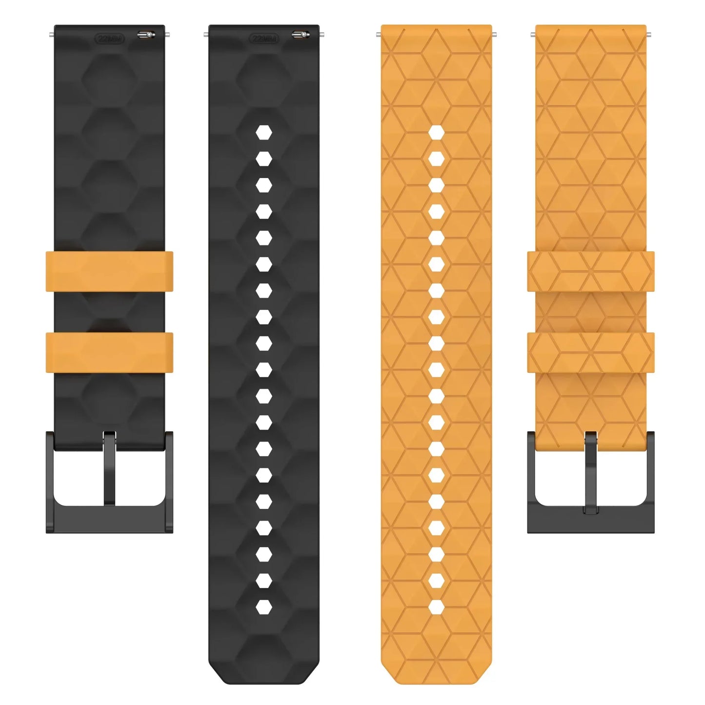 20mm/22mm Silicone Strap for Samsung Galaxy Watch 7/6/5/4 & Huawei GT3/4Pro – Universal Band for Classic Gear S3