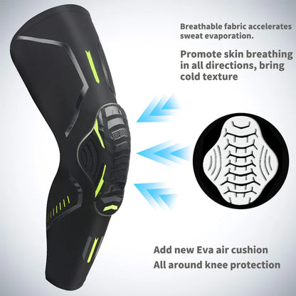Knee Brace Compression Support – Shockproof Knee Pads, Sleeve for Running, Arthritis, Joint Pain Relief for Men and Women