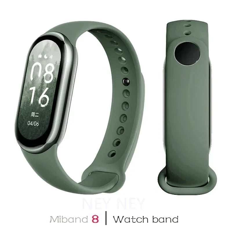 Sport Silicone Strap for Xiaomi Mi Band 9/8 NFC – Replacement Smartwatch Wristband Bracelet