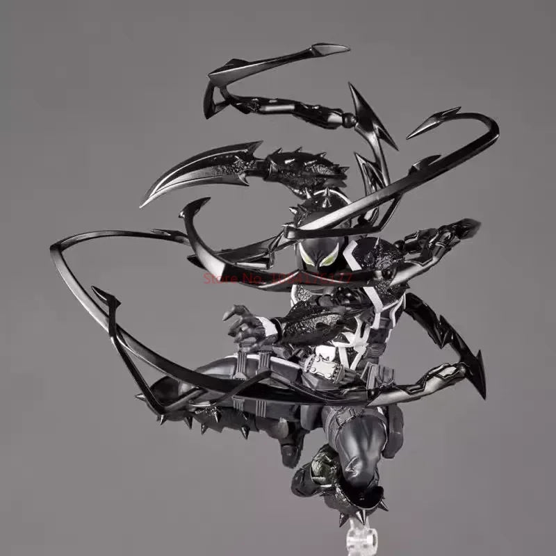 New Venom Revoltech Amazing Yamaguchi Figure – Agent Venom Anime Model, Eugene Thompson Collectible Toy, Gift Edition