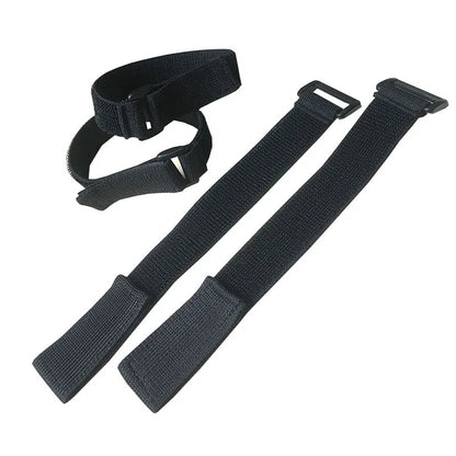 Customizable Elastic Nylon Hook & Loop Cable Ties – Reusable Magic Band Straps with Reverse Buckle Fastener
