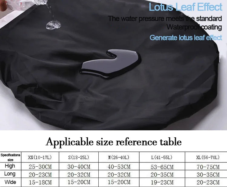 Waterproof Backpack Rain Cover – Safety Outdoor Travel Bag Protector