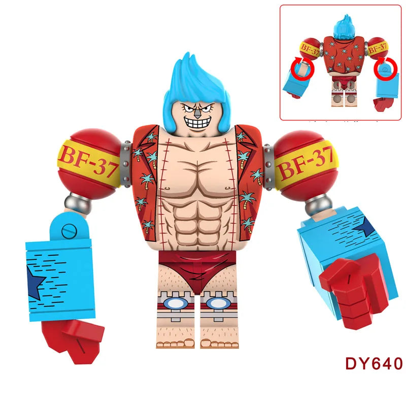 Anime Snow Monster Franky Eagle Eye Building Blocks – DY640 DY641 WM2786 Assemble Toy for Kids