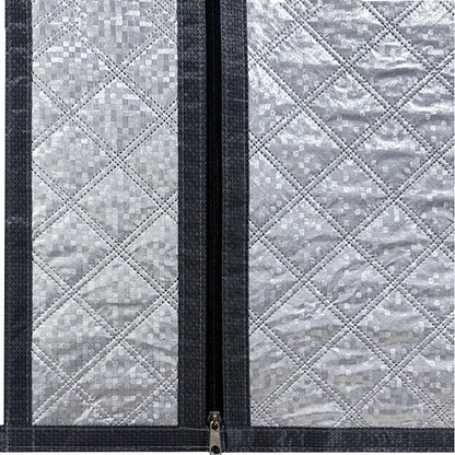 Side Zipper Cotton Curtain – Double-Layer Thickened Windproof Thermal Curtain for Cold-Proof Home Use, Customizable