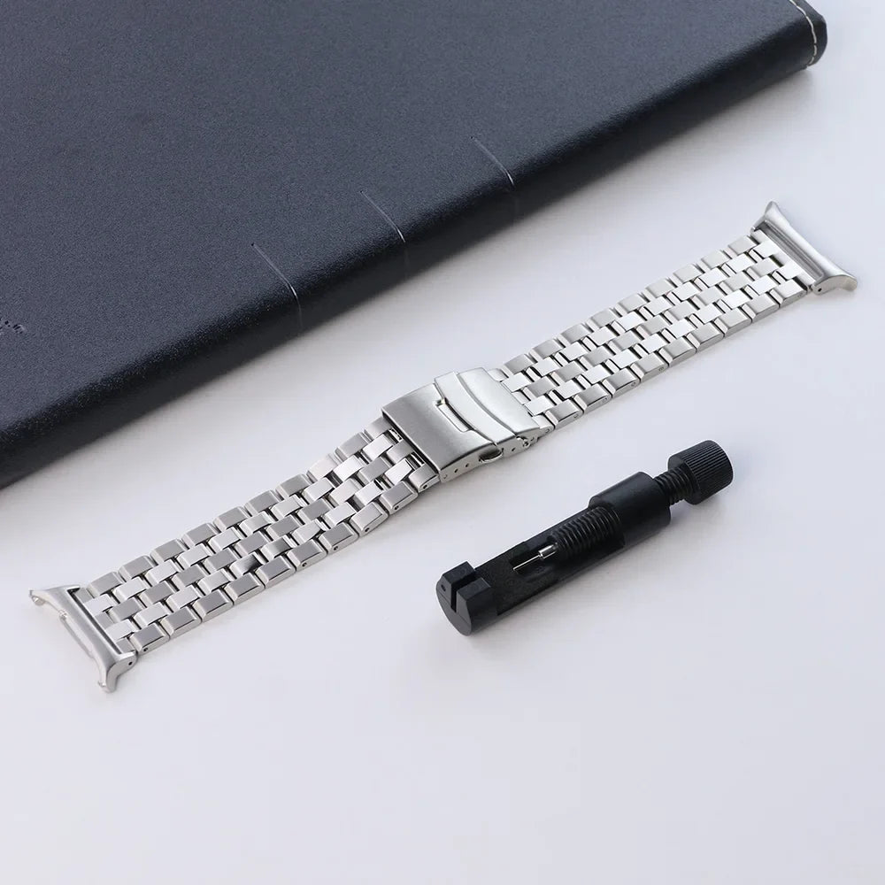 Stainless Steel Band for Samsung Galaxy Watch Ultra 2025 – Metal No-Gap 47mm Bracelet Strap