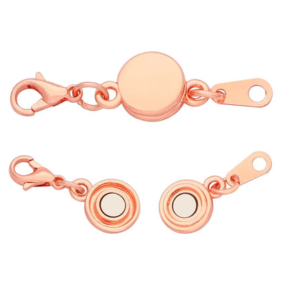 Magnetic Jewelry Clasps - Strong Buckle Connectors with Lobster Clasps for DIY Bracelets, Necklaces & Jewelry Making