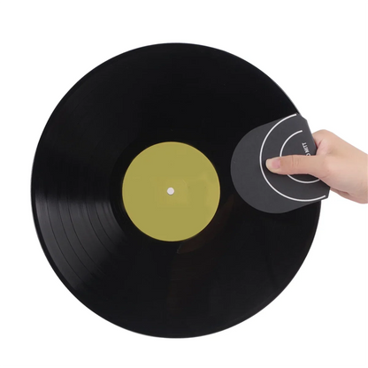 Record Cleaner Handler Mitt — Vinyl LP Disc Cleaning Pad for Fingerprint-Free Protection