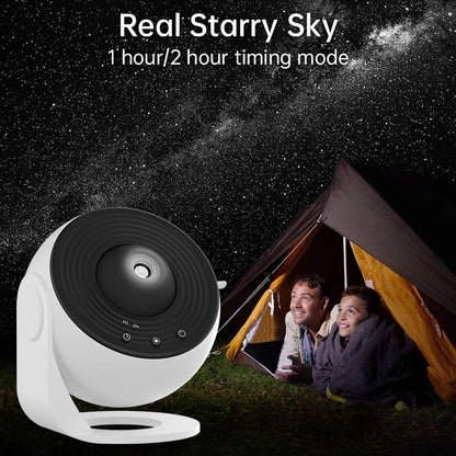 Galaxy Projector Night Light - 360° Rotate Starry Sky Planetarium Lamp for Kids Bedroom, Perfect Valentines Day Gift and Wedding Decoration