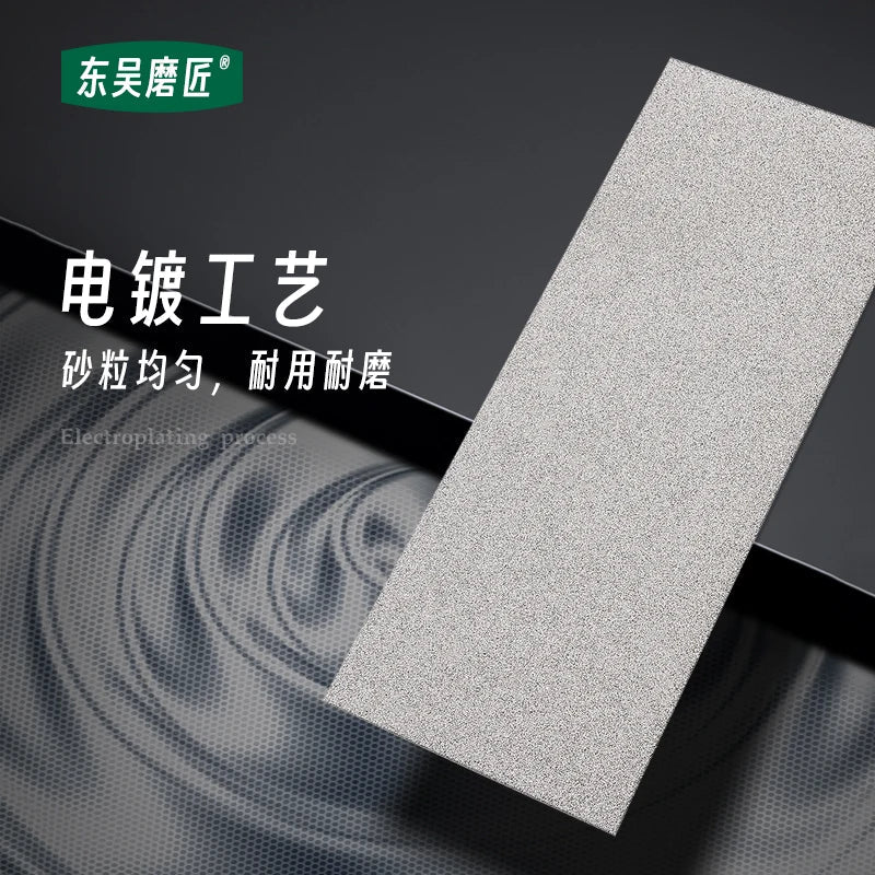 1000 Grit Diamond Plate Sharpening Stone – Large Whetstone for Professional Knife & Blade Sharpening, Apex Edge Tool