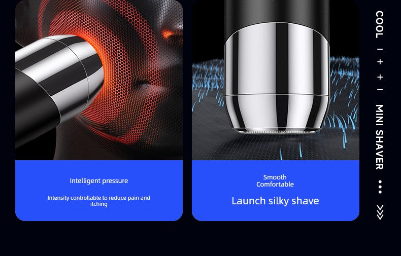 Konka Official 2025 Men’s Electric Shaver – Portable Lock & Load Spray Shaving Device