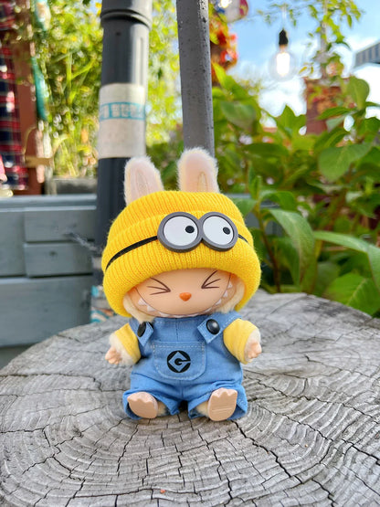 Cartoon Labubu Cute Minions Wukong DIY Outfit – Mini Vinyl Doll Clothing Set & Kawaii Accessories Gift
