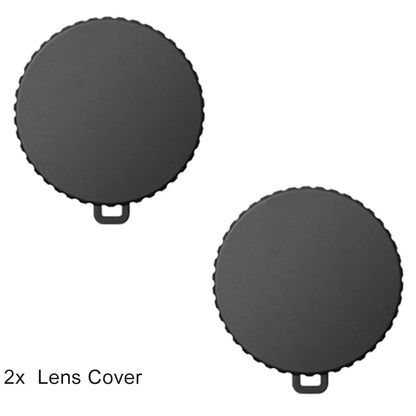 DJI Osmo Action Screen Protector & Lens Cover Kit — Tempered Glass Film with Bag Case for Action 3, 4, 5 Pro Accessories