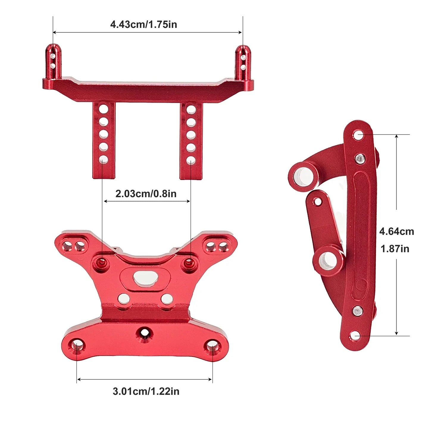 SCY Upgrade Metal Parts — Front & Rear Suspension, Wheel Hubs, Bearings, Steering Rod, Aluminum Components for 16101, 16102Pro, 16104, SG116, Q130