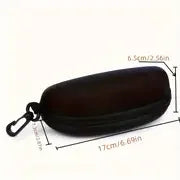 5/10-Pack Portable Zipper Sunglasses Case — Oxford Travel Eyewear Protector with Hook