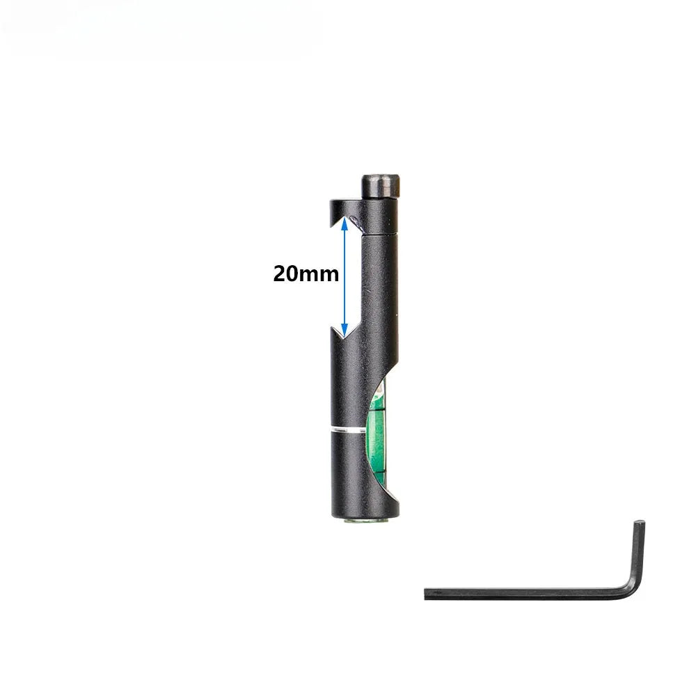 Hunting Spirit Bubble Level for 20mm Picatinny Rail – Rifle Scope Mount Leveling Tool Kit