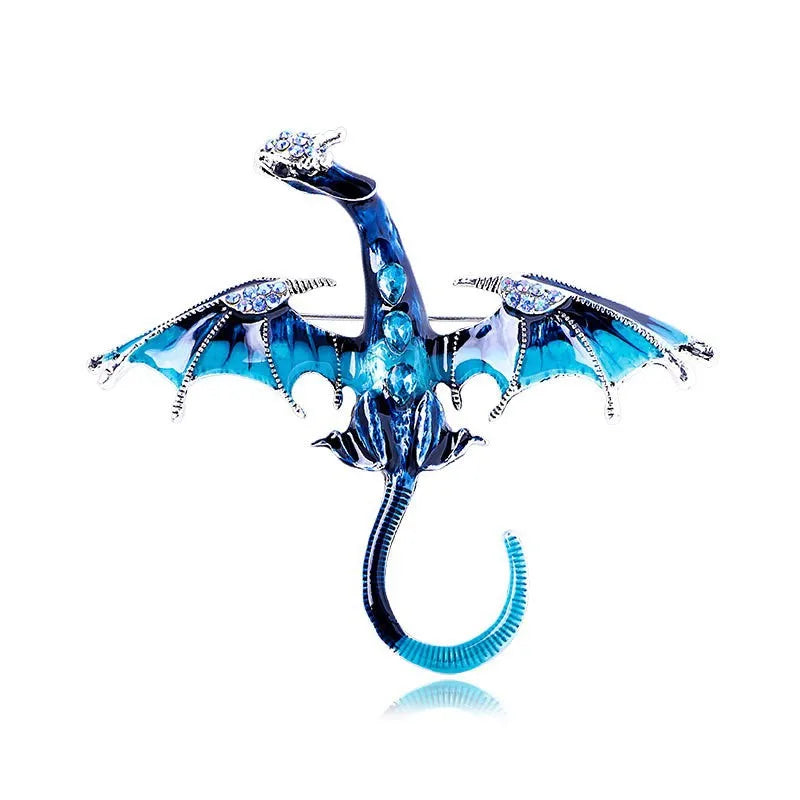 Fly Dragon Enamel Lapel Pins - Brooch for Jeans, Backpacks | Jewelry Clothing Badges | Wedding Gift & DIY Decor for Men