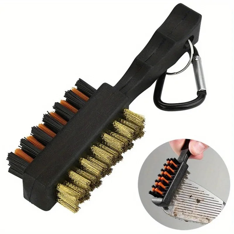 Golf Club Cleaner Brush – Groove & Putter Cleaning Tool for Wedges and Balls, Essential Golf Accessory