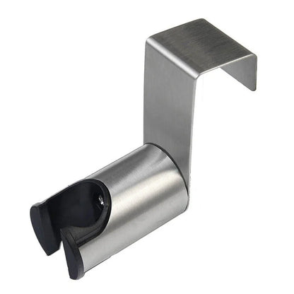 Stainless Steel Bidet Sprayer Holder: Toilet Bathroom Attachment Hanging Bracket for Hand Shower - Durable Hook Hanger