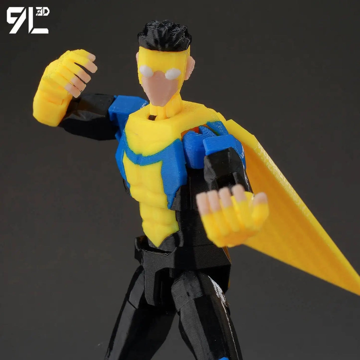 3D Printed Invincible 2.0 Superheroes Action Figures – Multi-Jointed Anime Toy Model Ornaments Gifts