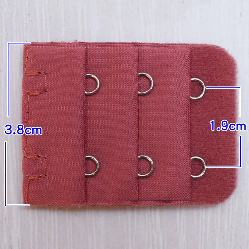 3.8cm 2-Hook Bra Extender Clip – Adjustable Back Belt Buckle for Women’s Underwear & Soft Bra Extension