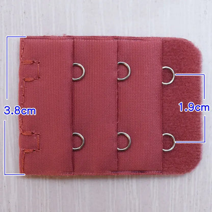 3.8cm 2-Hook Bra Extender Clip – Adjustable Back Belt Buckle for Women’s Underwear & Soft Bra Extension