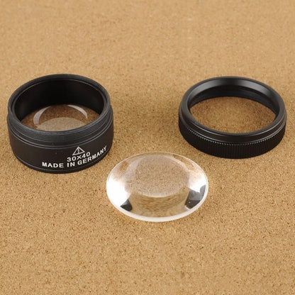 Premium 30x 40mm Magnifying Glass Loop – Microscope Lens for Coins, Stamps & Jewelry