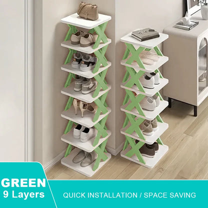Multi-Layer Detachable Shoe Rack Storage Organizer — Space-Saving Household Shoe Shelf Cabinet